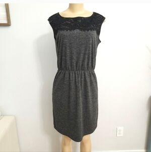 Elegant Black and Gray Women's Dress